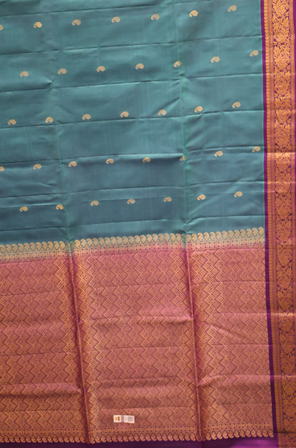 Pure Soft Silk Saree -Ramar Blue