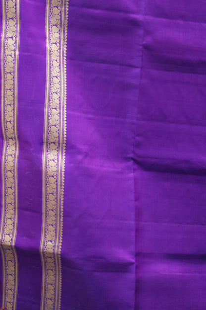 Pure Soft Silk Saree - Retapet Border Lavender-Voilet