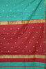 Maheswari Cotton Saree - Star Dark Green thumbnail