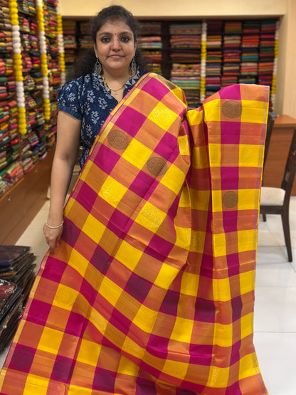 Pure Soft Silk Saree - Mustard
