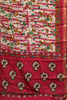 Malai Cotton Saree Kalamkari Print - Magenta thumbnail