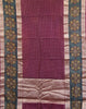 Pure Chanderi -Wine Kolam thumbnail