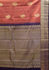 Akshayam-Pure Kanjivaram Saree Korvai Border-Honey-Maroon thumbnail