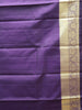 Akshayam-Pure Kanjivaram Saree Korvai Border-Honey-Maroon thumbnail