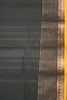 Kanchi Cotton Saree -Bottle Green Vairaoosi thumbnail