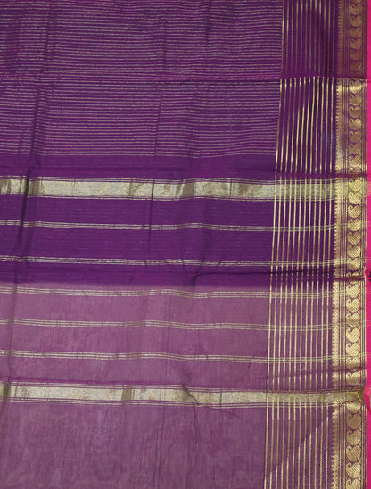 Chettinad Cotton Saree -Wine Vairaoosi