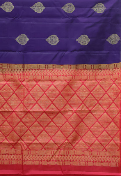 Mithilam-Pure Kanjivaram Festive Silk Saree-Voilet