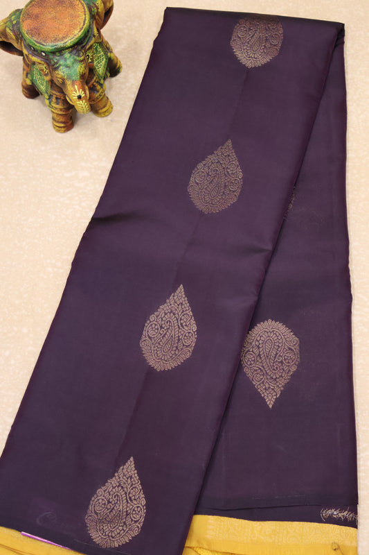 Mithilam-Pure Kanjivaram Festive Silk Saree-Wine