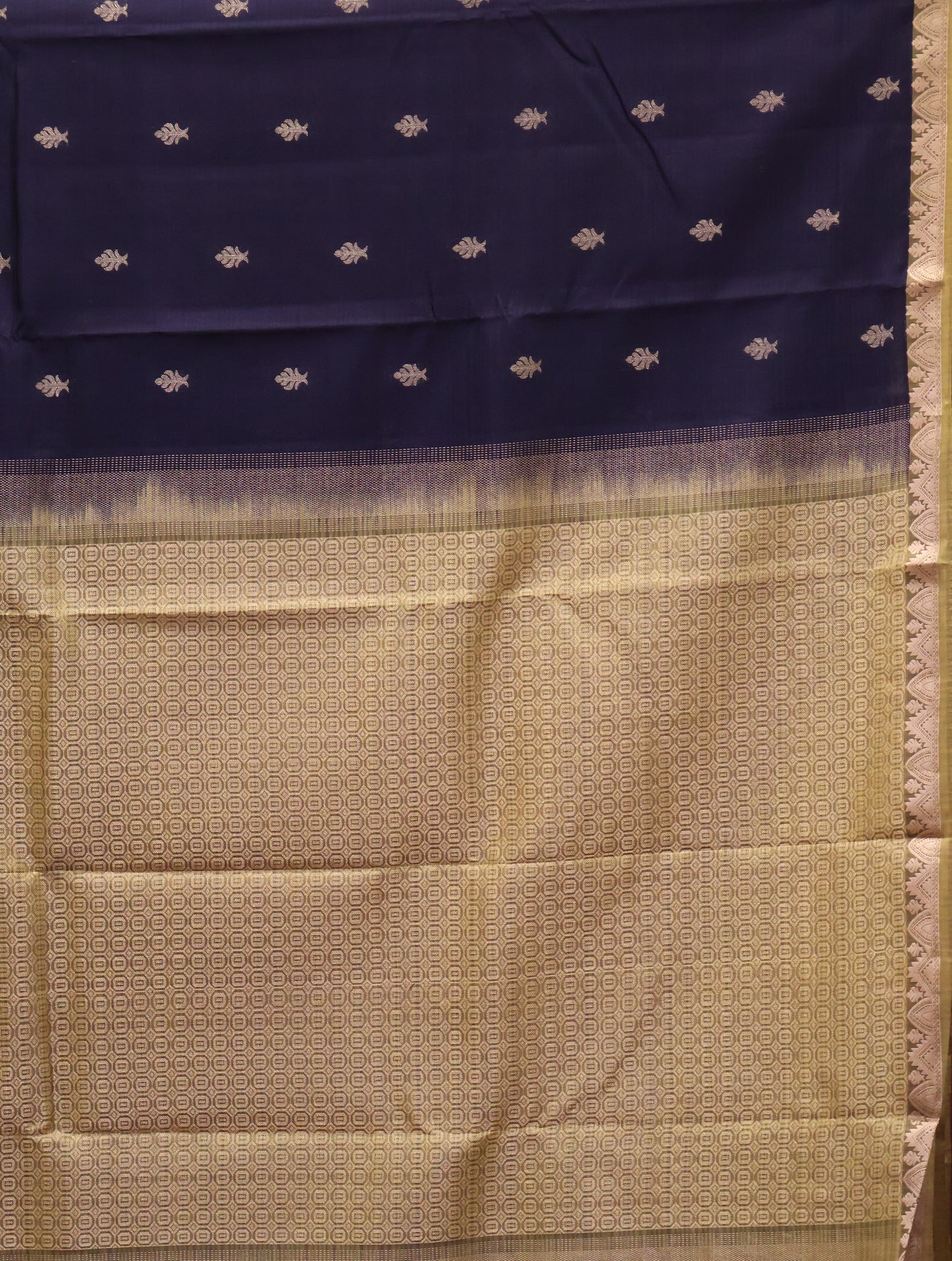 Mithilam-Pure Kanjivaram Festive Silk Saree-Black