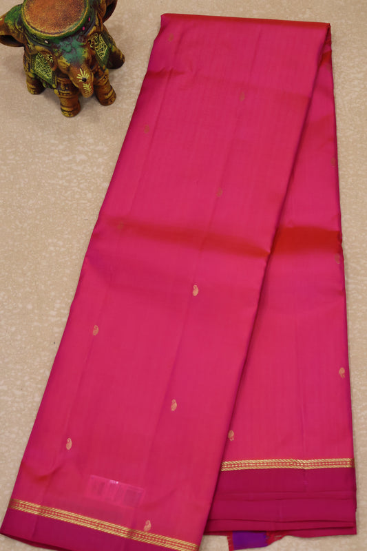 Mithilam-Pure Kanjivaram Festive Silk Saree-Pink
