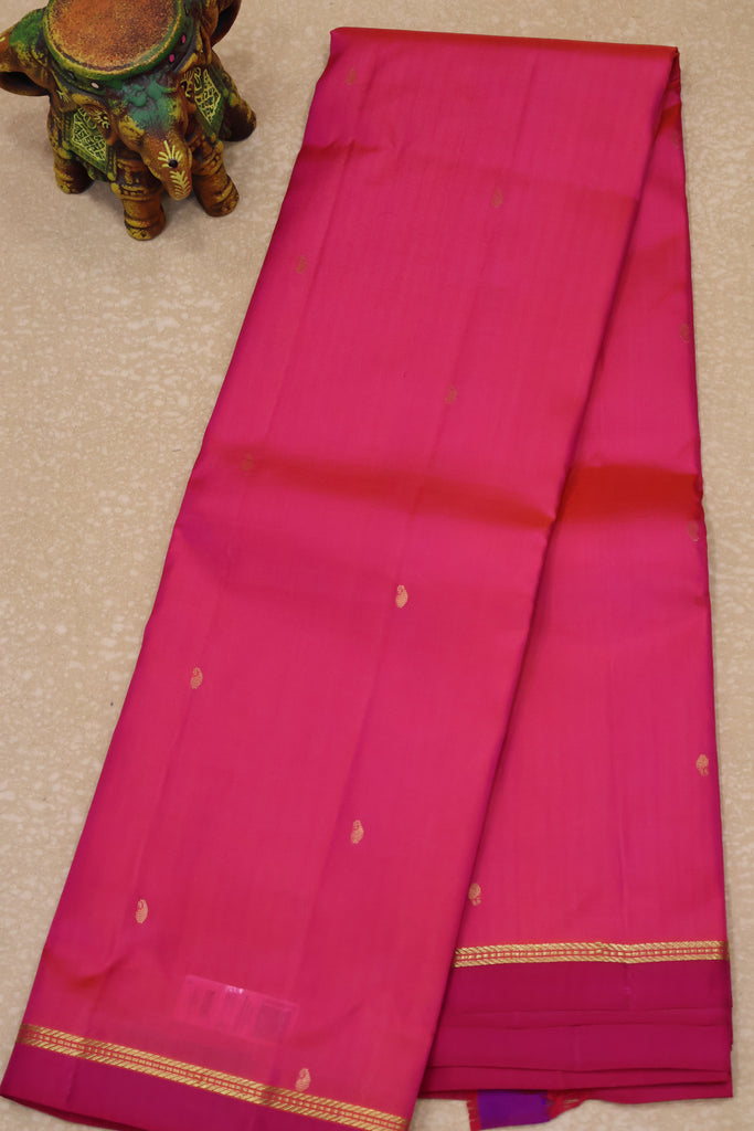 Mithilam-Pure Kanjivaram Festive Silk Saree-Pink