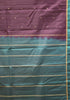 Mithilam-Pure Kanjivaram Festive Silk Saree-Dark Purple thumbnail