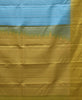 Mithilam-Pure Kanjivaram Festive Silk Saree-Teal Blue thumbnail