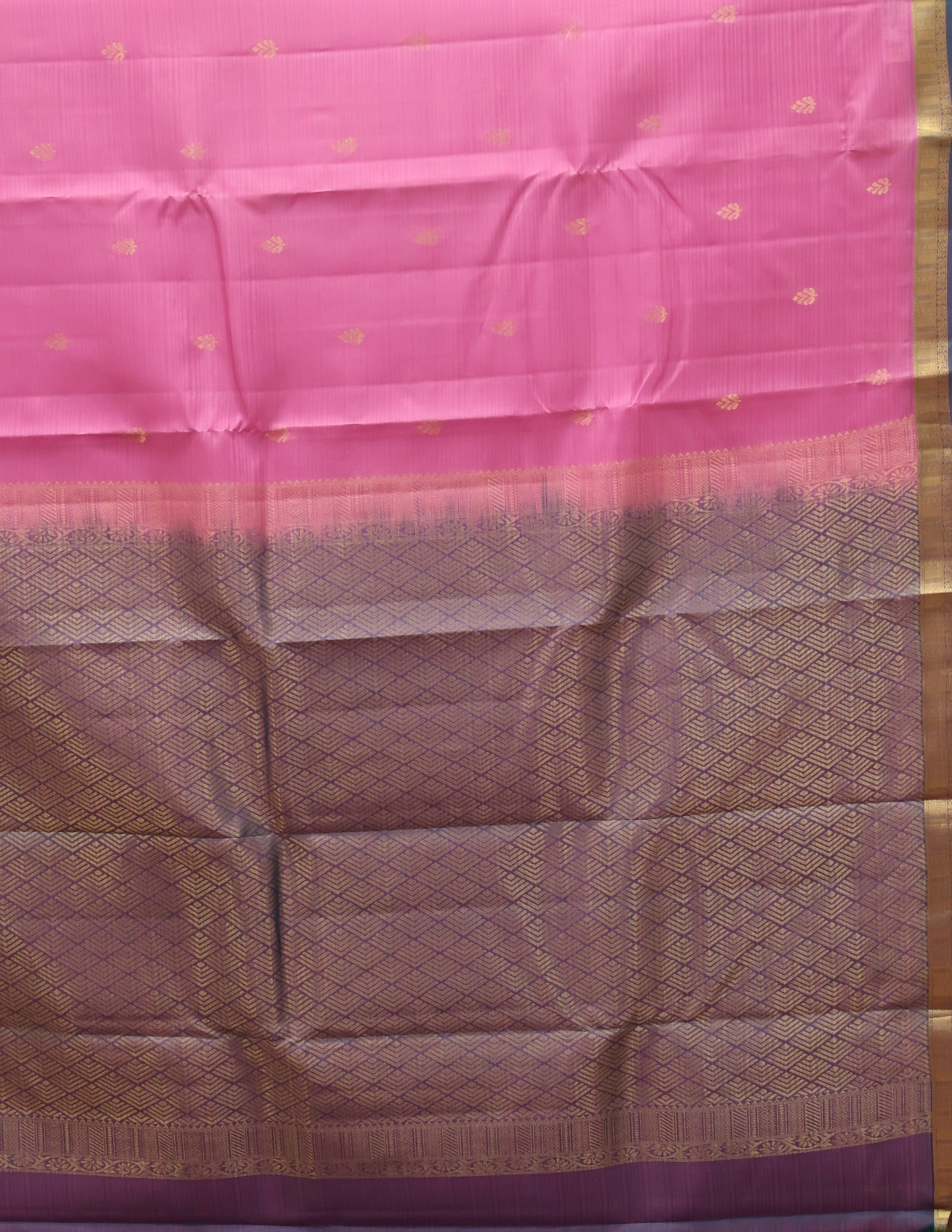 Mithilam-Pure Kanjivaram Festive Silk Saree-Pink