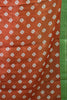 Semi Linen with Flower Print -Orange White thumbnail