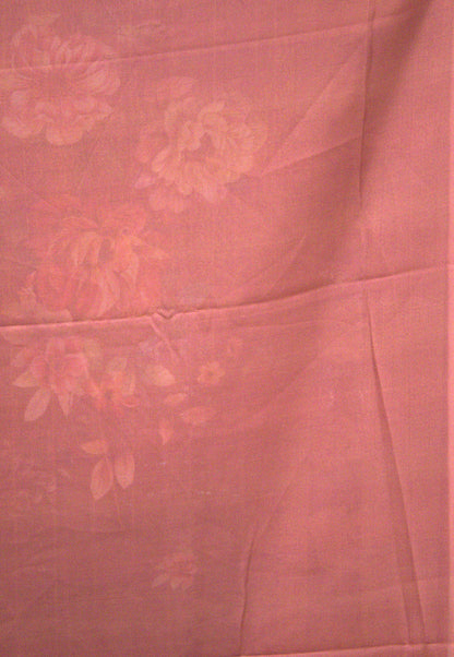 Dola Silk Saree - Black Floral Flower Line