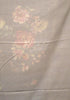 Dola Silk Saree - Pecok Blue Floral Flower Line thumbnail