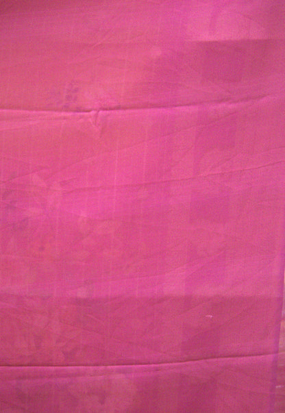 Dola Silk Saree - Mustard Floral Flower Line