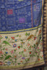 Malai Cotton With Bandhani Print- Blue Elephant thumbnail