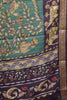 Malai Cotton With Floral Print- Turquoise Green thumbnail