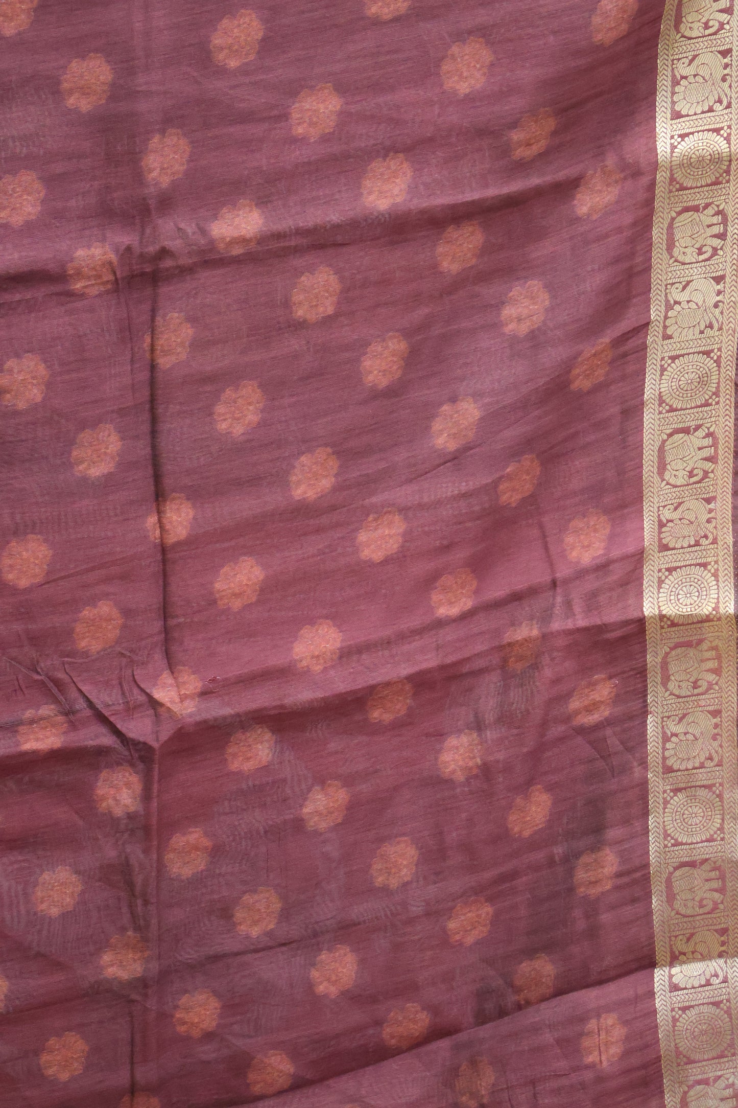 Malai Cotton With Floral Print- Black Red