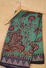 Malai Cotton With Kalamkari Print-Mint Green thumbnail