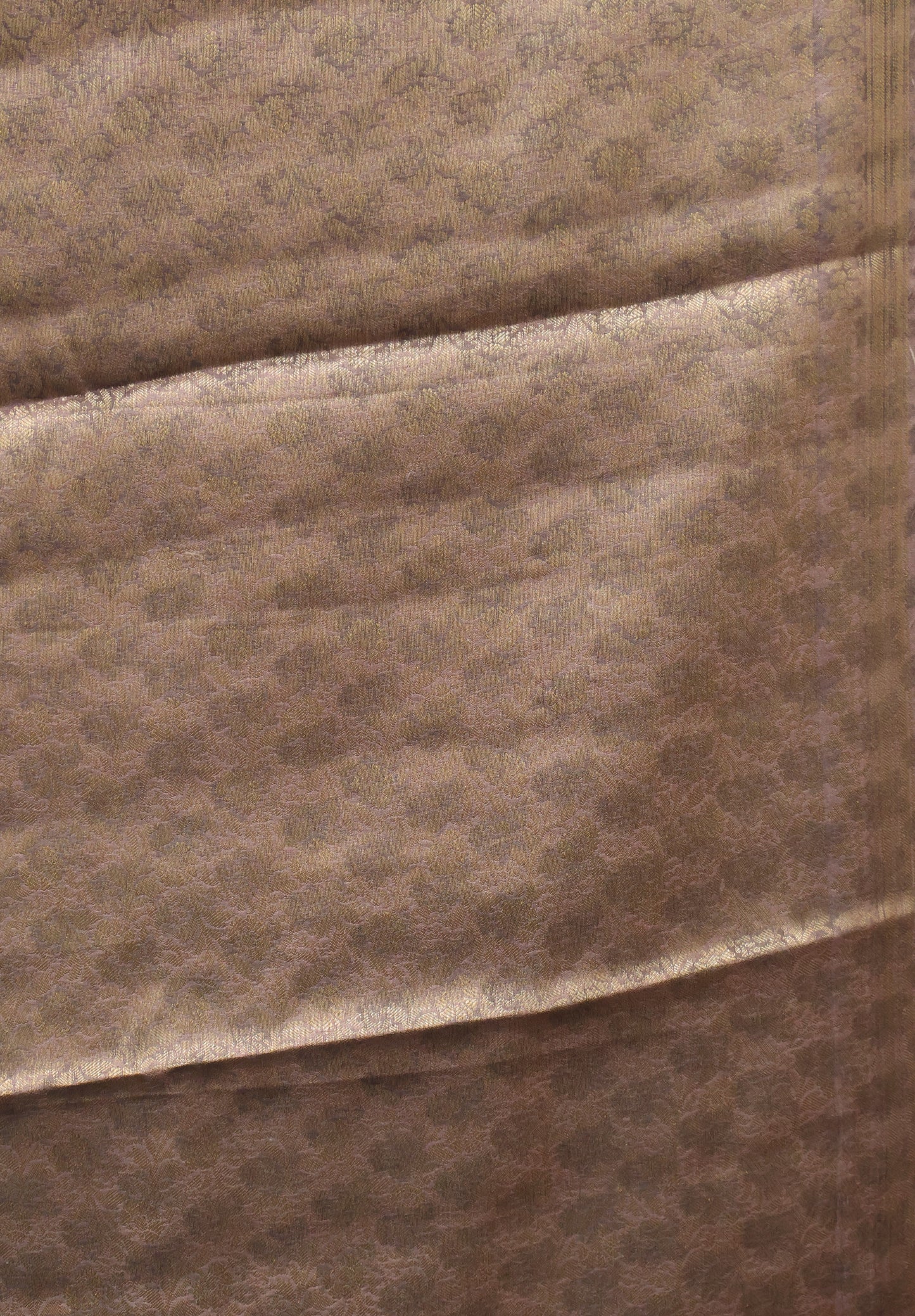 Pure Banarasi Saree Chiniya Silk -Lavender Tree Pattern