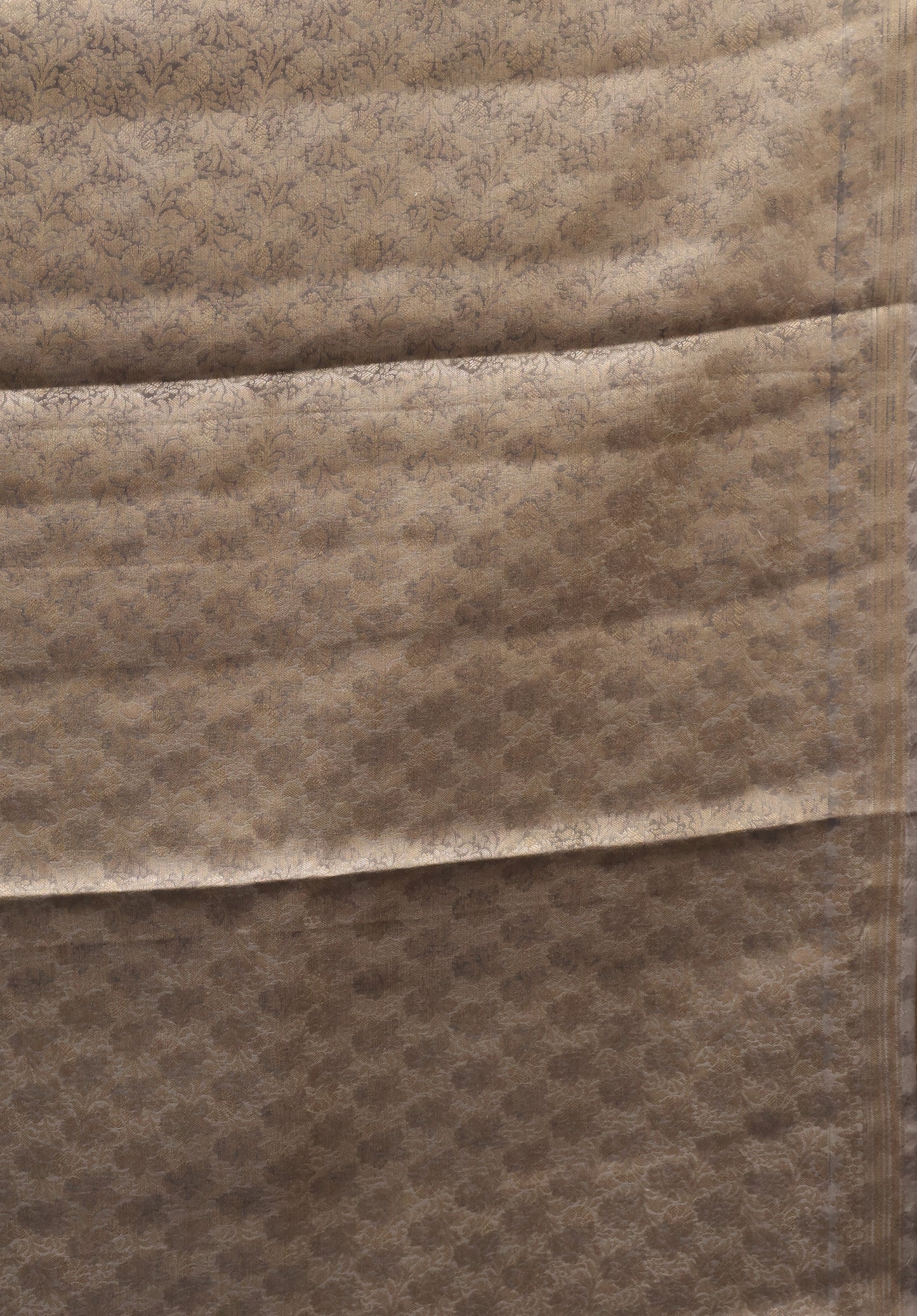 Pure Banarasi Saree Chiniya Silk -Sky Blue Tree Pattern