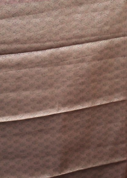 Pure Banarasi Saree Chiniya Silk -Mustard Tree Pattern