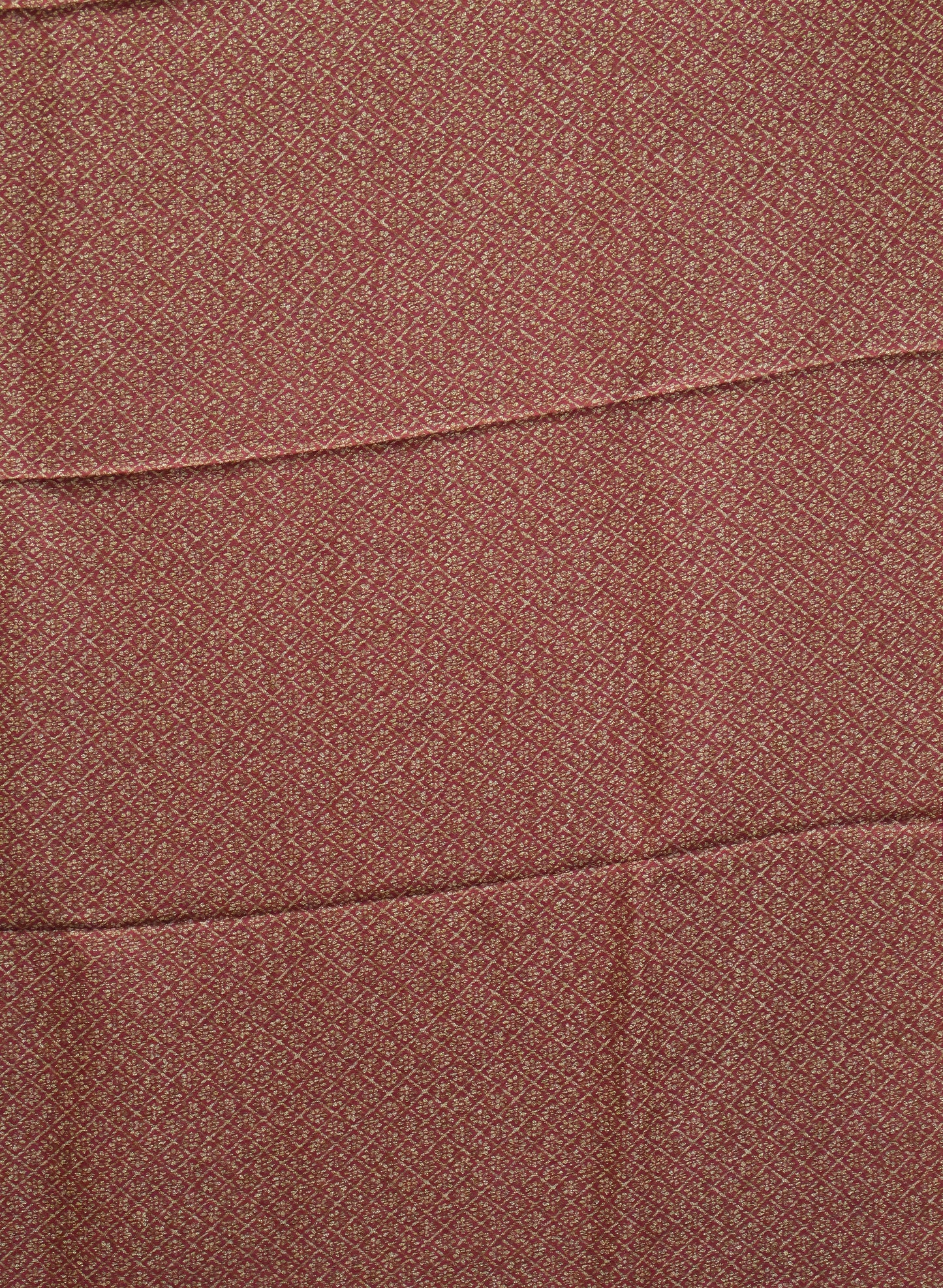 Banarasi Tussar -Maroon Leaf Butta