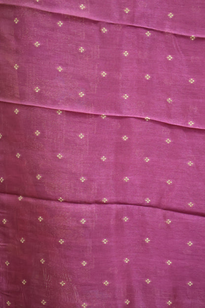 Banarasi Tussar -Arakku Geometric Border