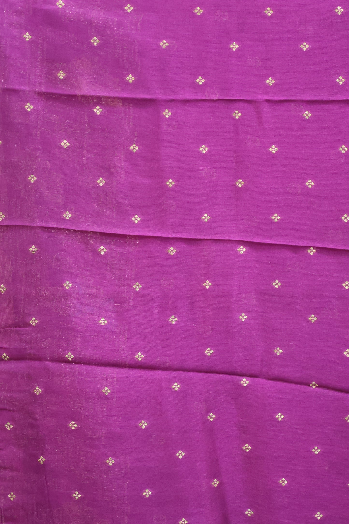 Banarasi Tussar -Purple Geometric Border