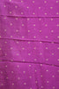 Banarasi Tussar -Purple Geometric Border thumbnail