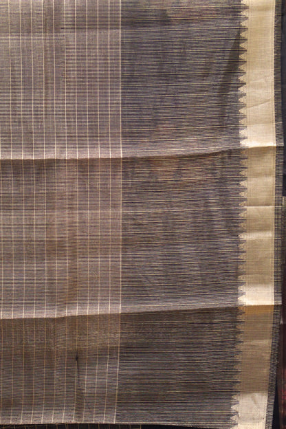 Mangal Giri Silk-Navy Blue Floral Print
