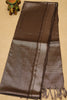 Bhagalpur Tissue-Brown Full Zari thumbnail