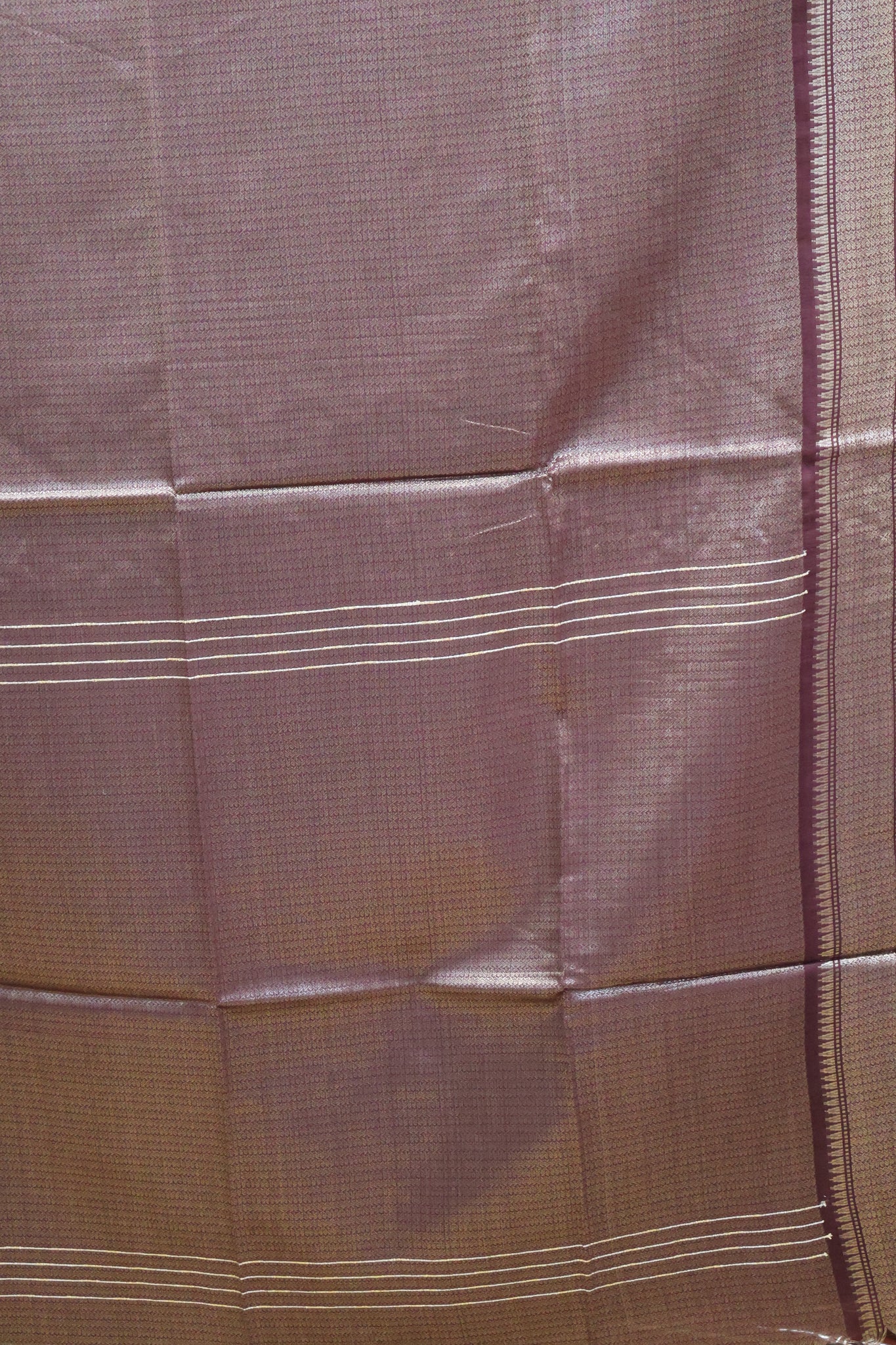 Bhagalpur Tissue-Wine Full Zari