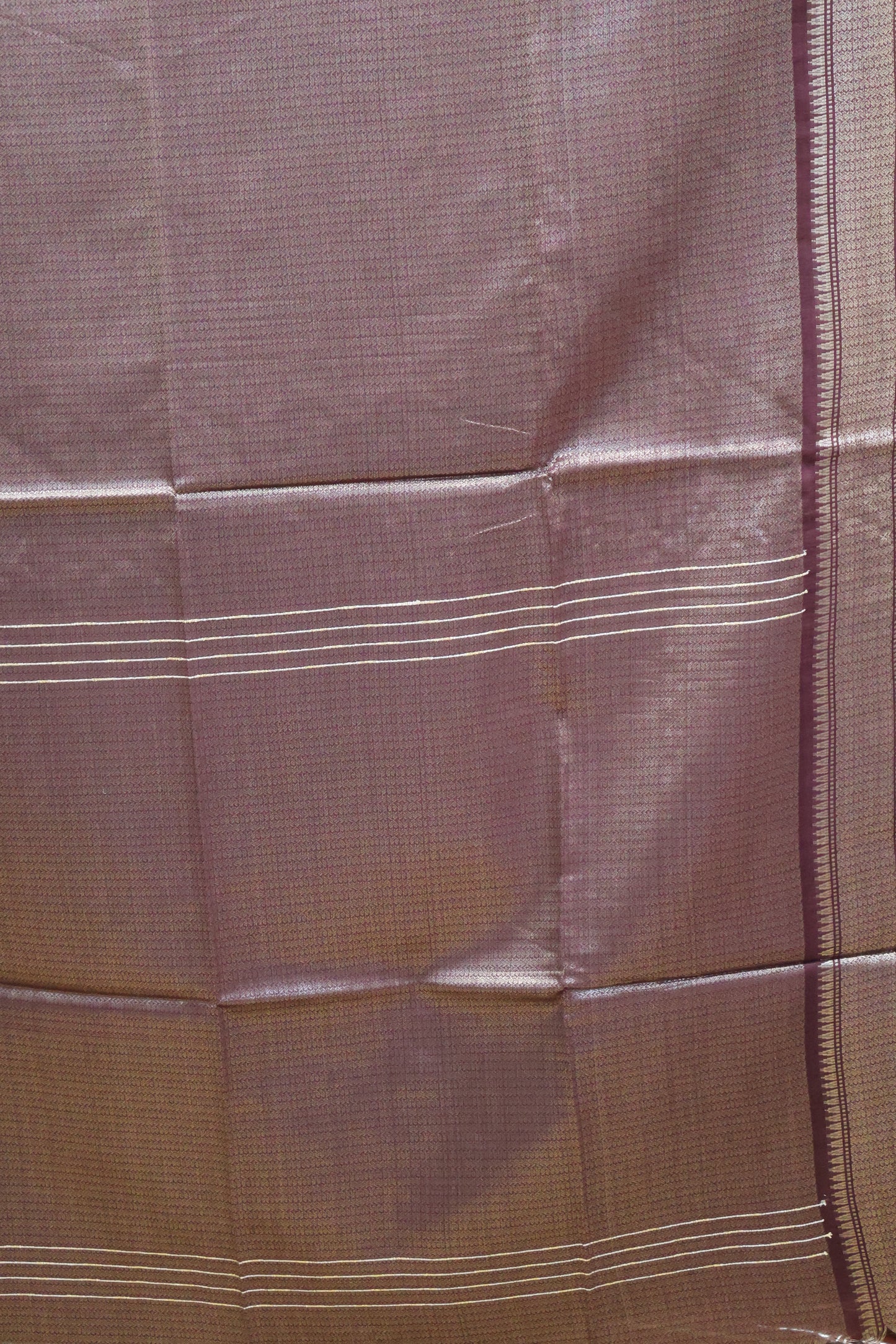 Bhagalpur Tissue-Wine Full Zari