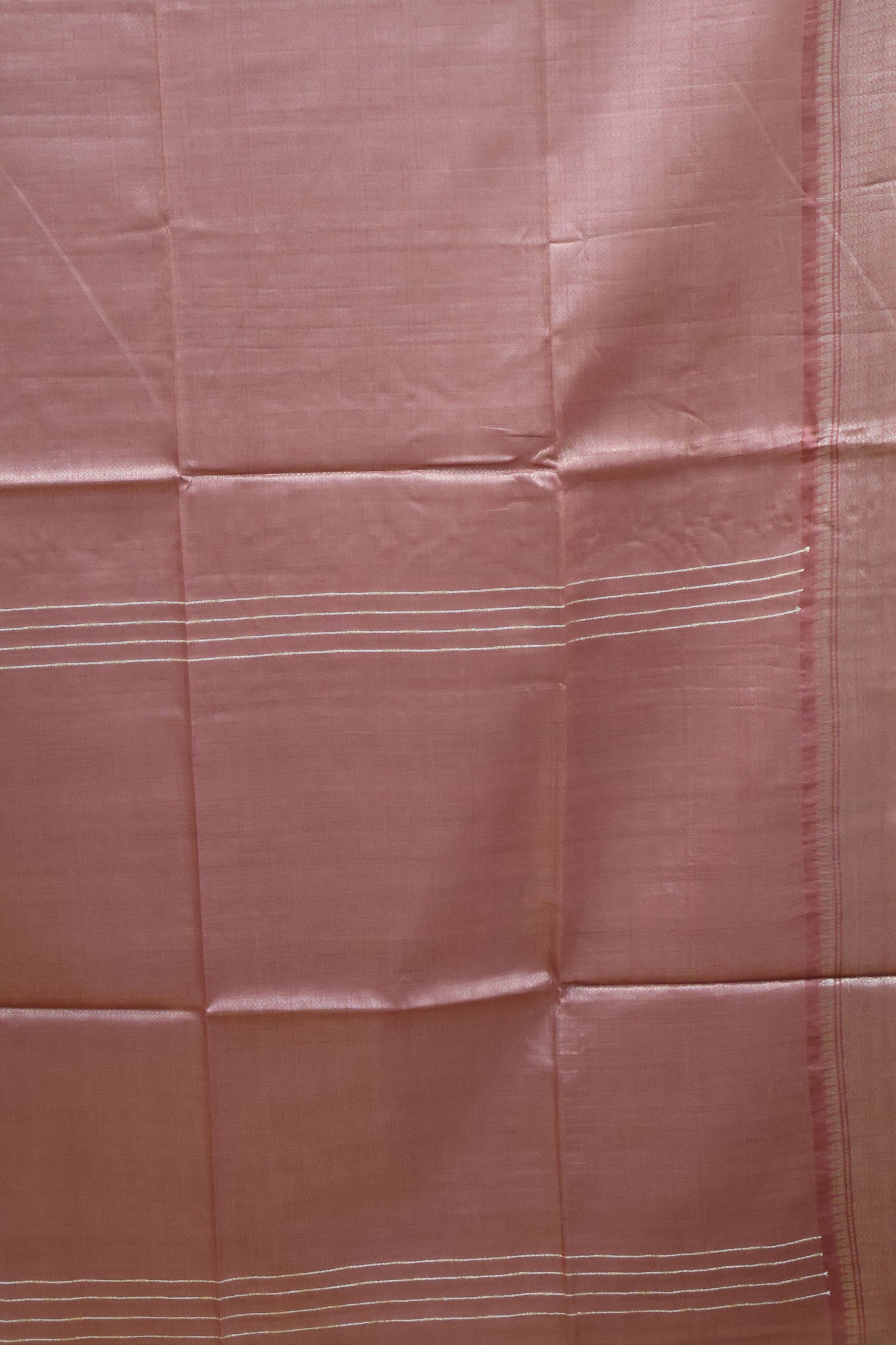 Bhagalpur Tissue-Pastle Pink Full Zari