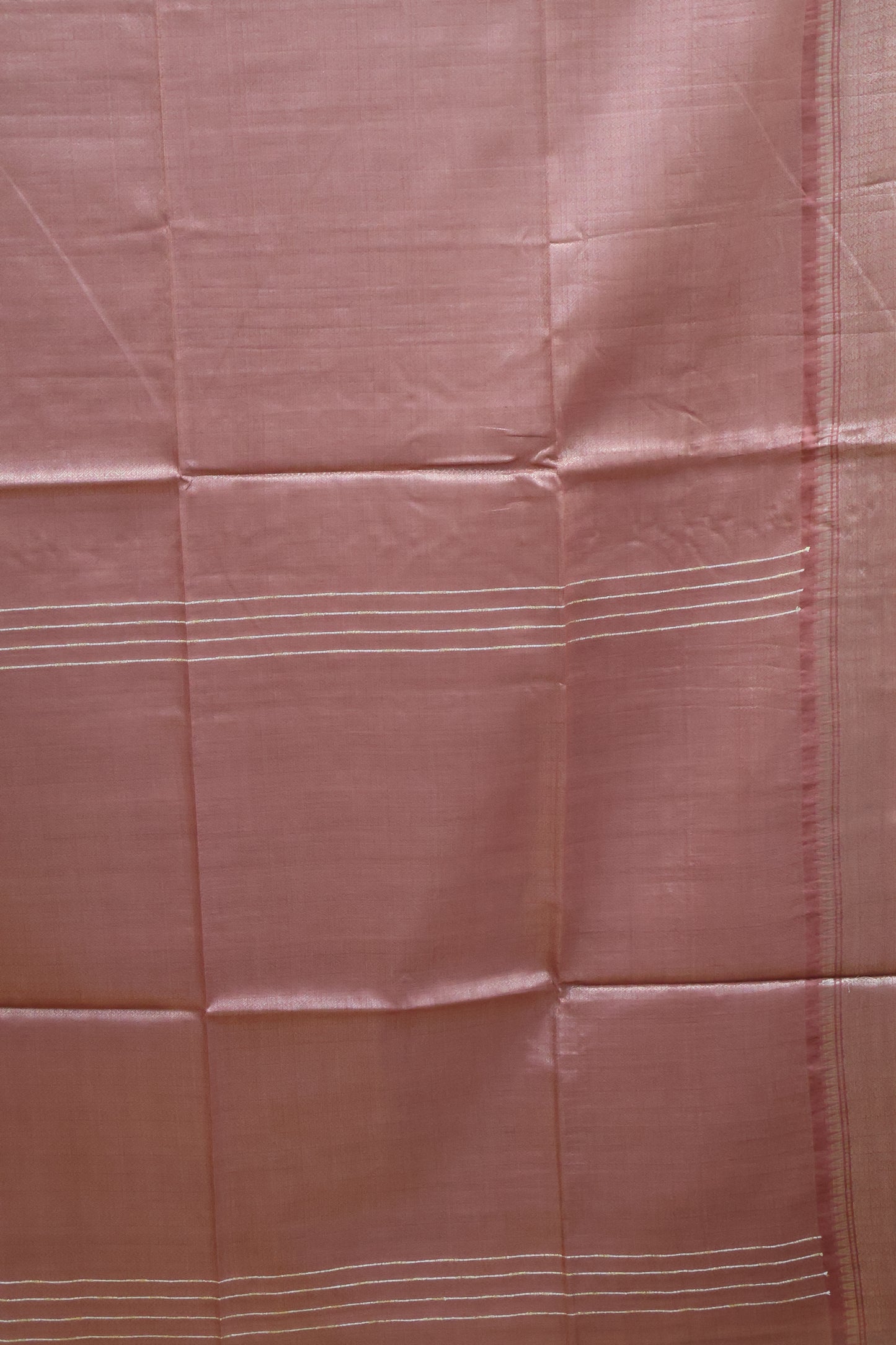 Bhagalpur Tissue-Pastle Pink Full Zari