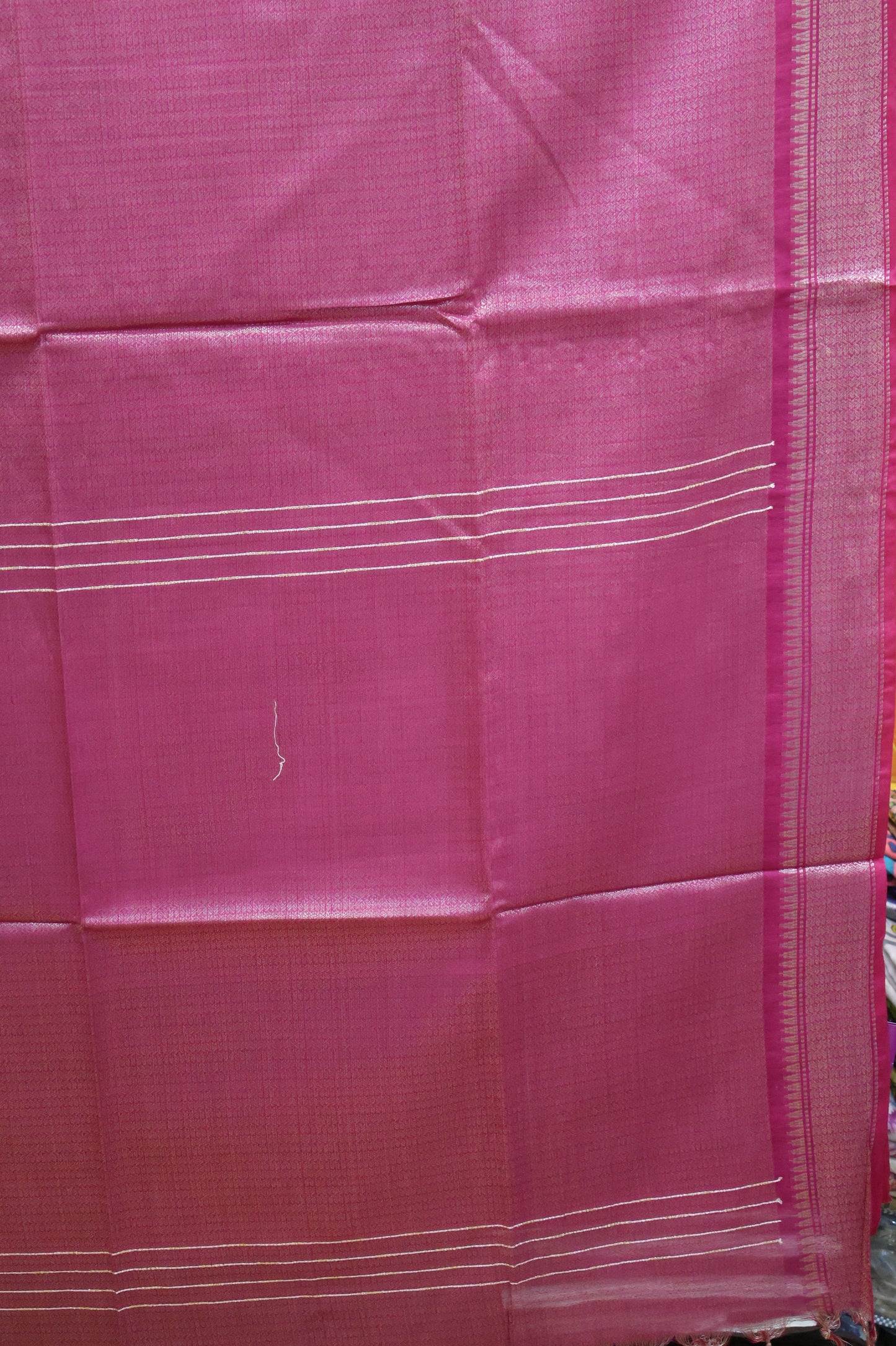 Bhagalpur Tissue-Rani Pink Full Zari