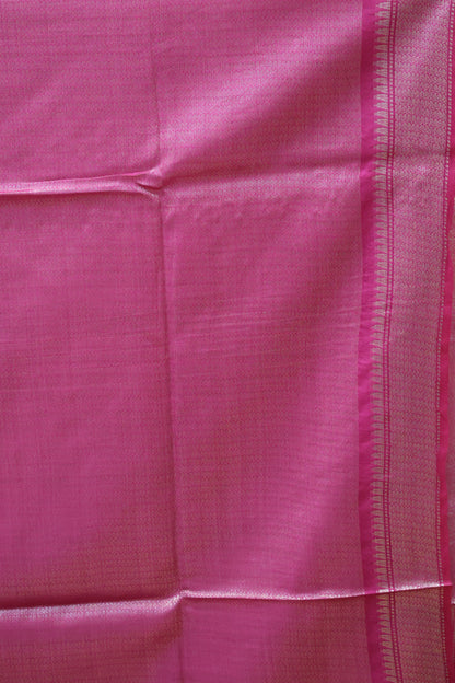 Bhagalpur Tissue-Rani Pink Full Zari