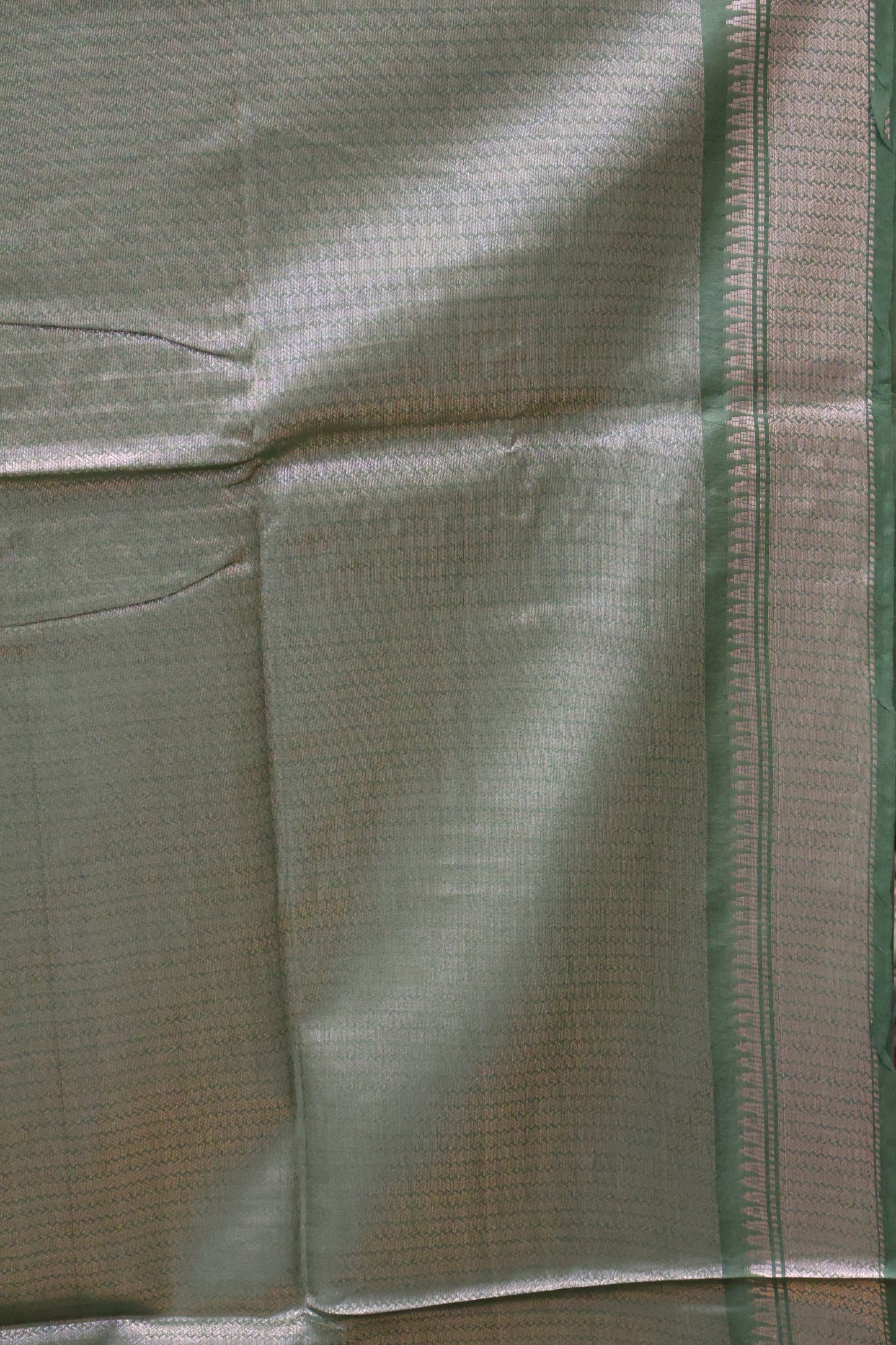 Bhagalpur Tissue-Green Full Zari