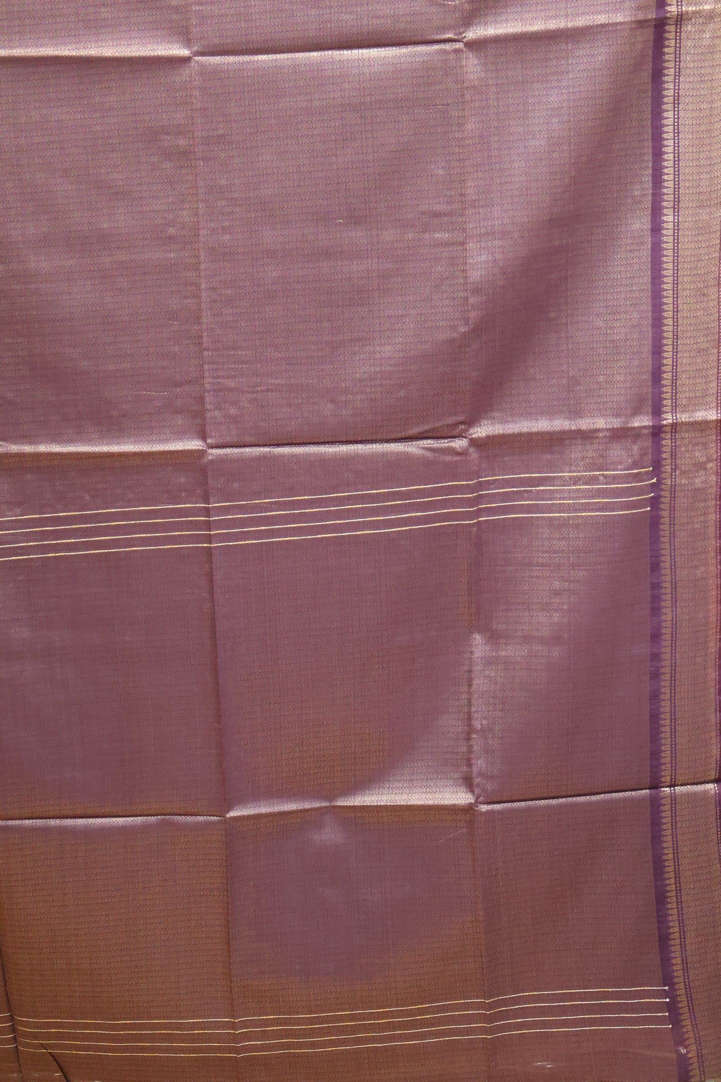 Bhagalpur Tissue- Purple Full Zari