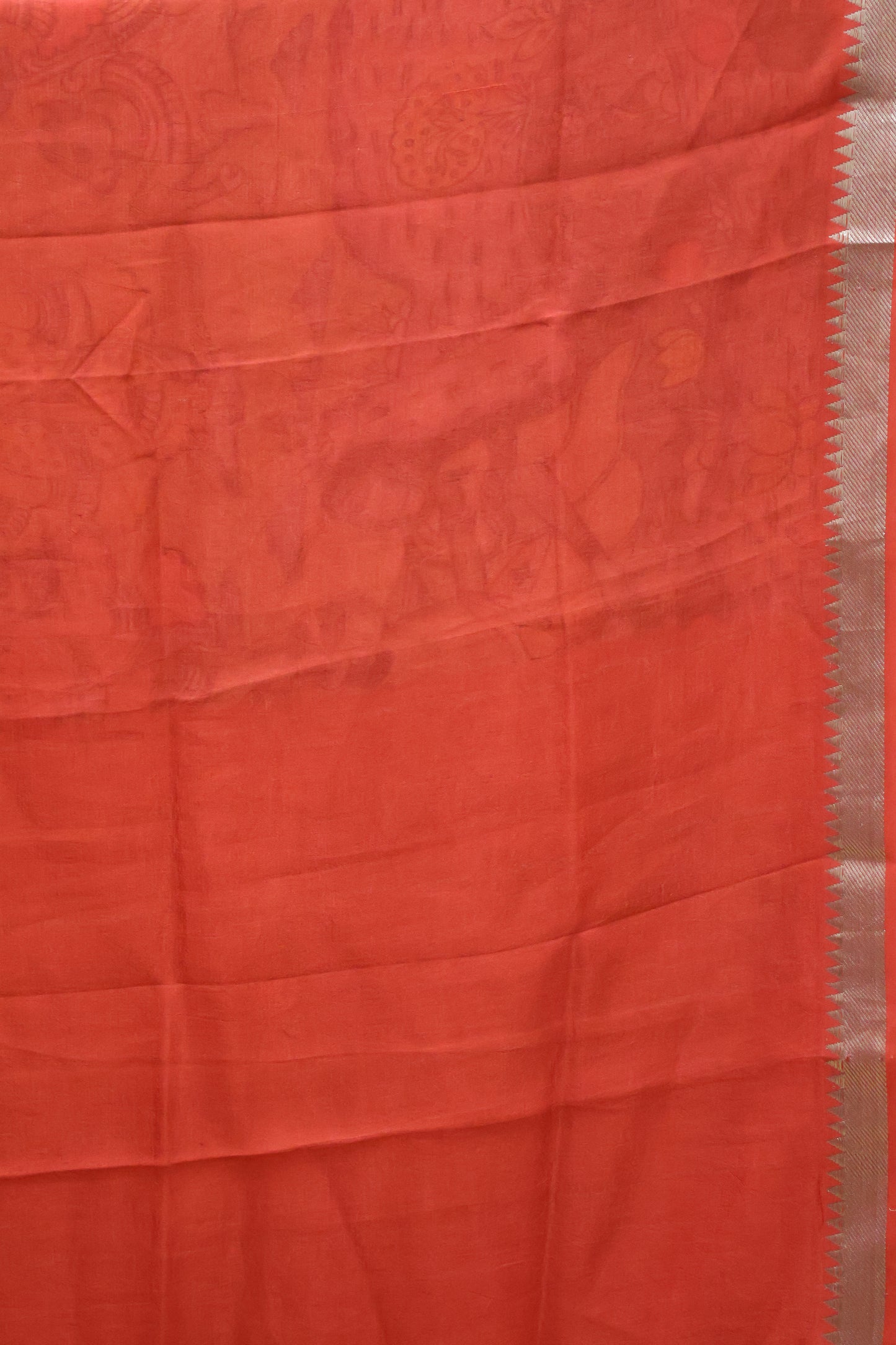 Mangal Giri Silk Saree- Green Purple