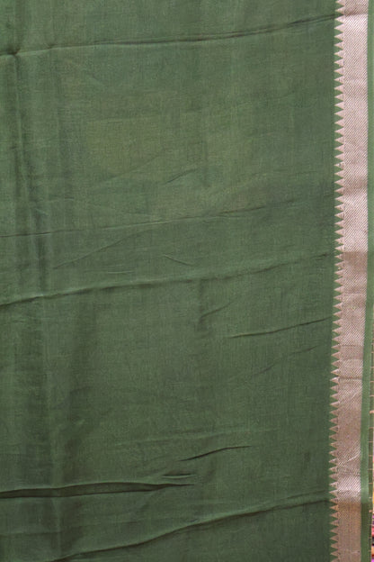 Mangal Giri Silk Saree-Multicolor-Purple