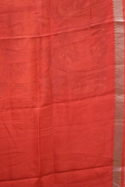 Mangal Giri Silk Saree-Multicolor-Pink