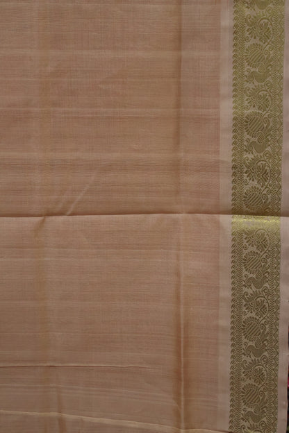 Silk Cotton Saree-Orange