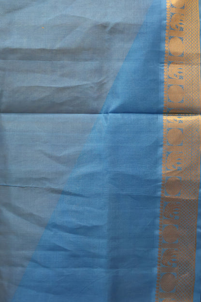 Silk Cotton Saree-Yellow