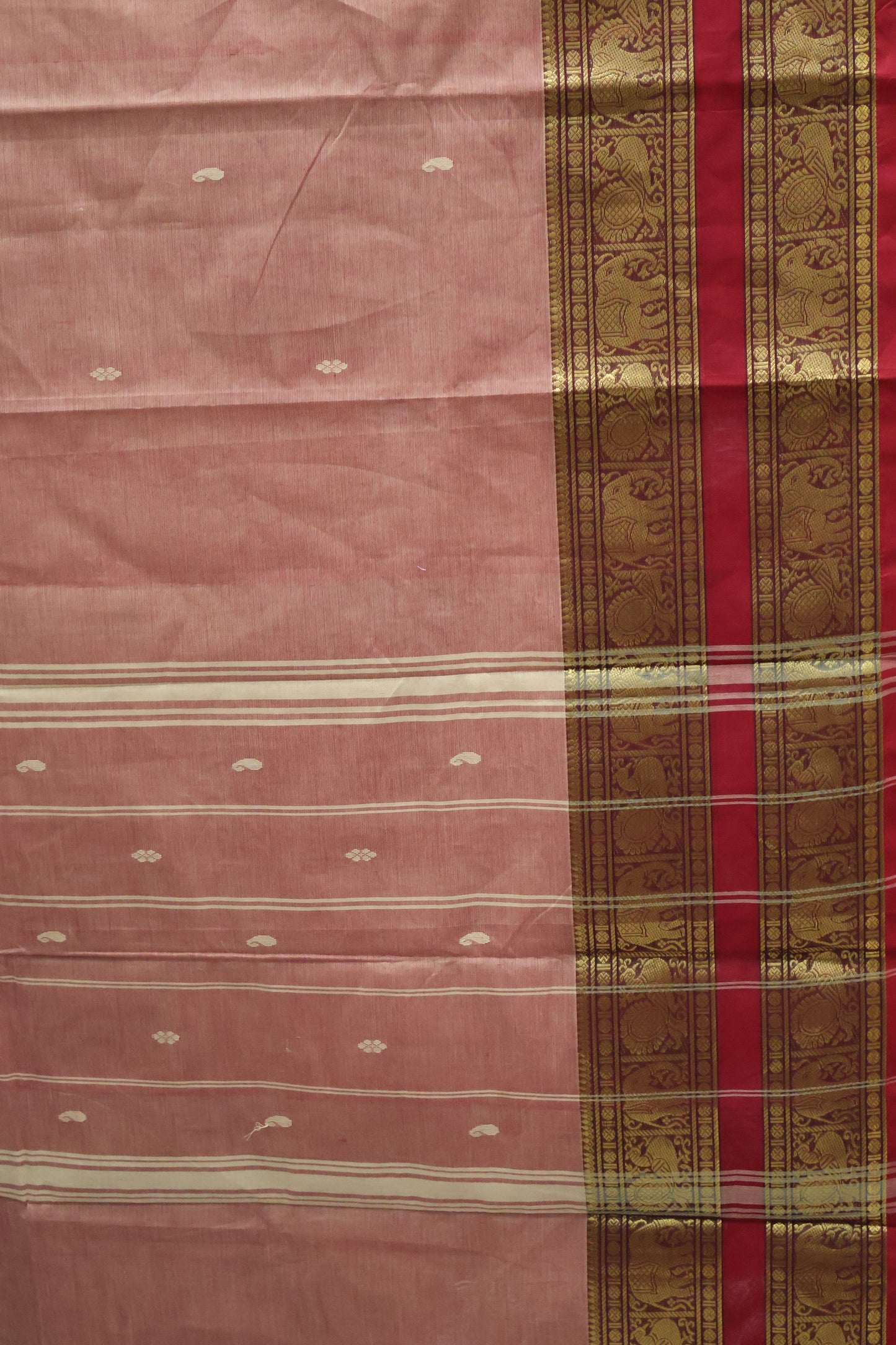 Chettinad Cotton Saree -Mauve