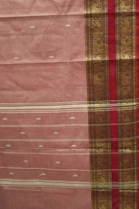 Chettinad Cotton Saree -Mauve